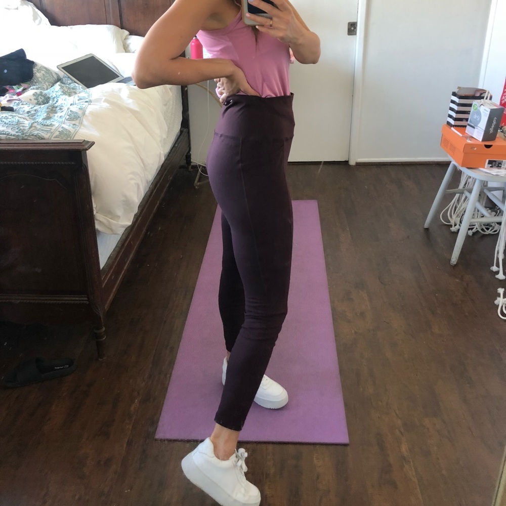SOLD- RBX Dark Maroon/Dark Purple Leggings